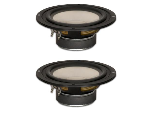2 Goldwood Sound GW-S525/8 Poly Cone 5.25' Woofers 130 Watts each 8ohm Replacement Speakers