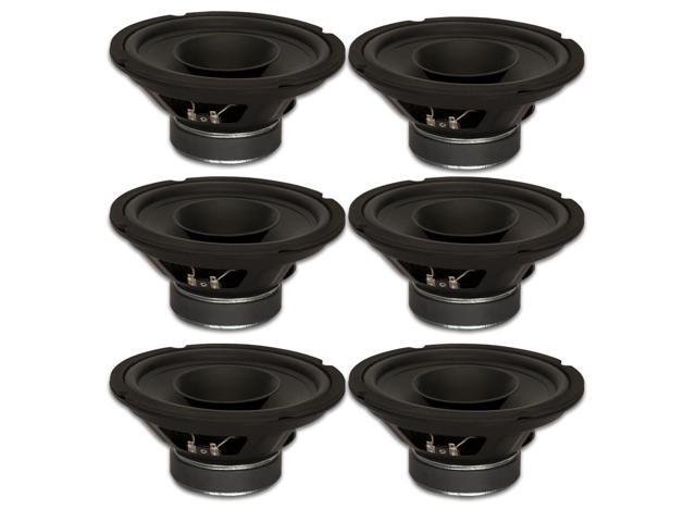6 Goldwood Sound GW-8003/8 Full Range 8' Woofers with Whizzers 260 Watt each 8ohm Speakers