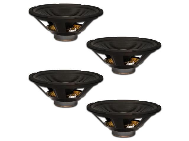4 Goldwood Sound GW-212/4 OEM 12' Woofers 240 Watts each 4ohm Replacement Speakers