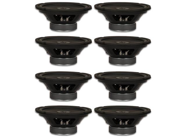 8 Goldwood Sound GW-8004/8 Two Way 8' Woofers with Tweeters 50 Watt each 8ohm Speakers