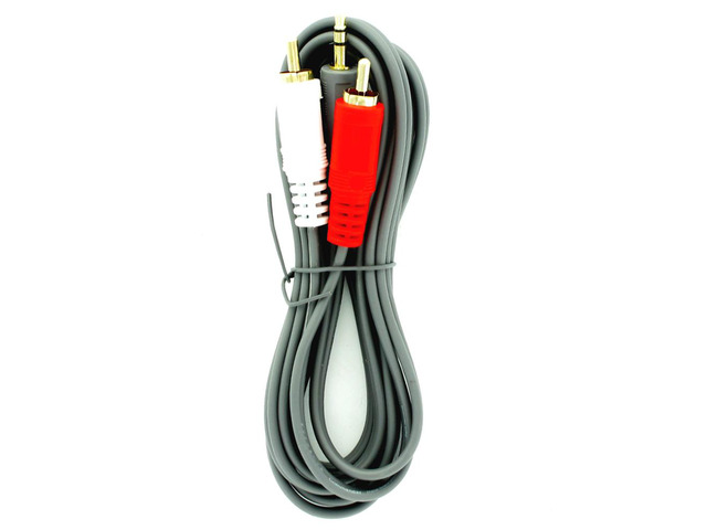 Podium by Goldwood RCA635 RCA to 3.5mm Cable Pro Home Audio Device Cord