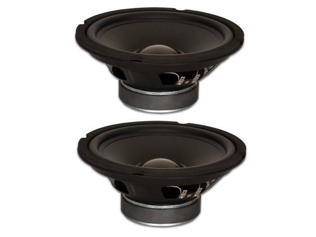 2 Goldwood Sound GW-8024 Rubber Surround 8' Woofers 190 Watts each 4ohm Replacement Speakers