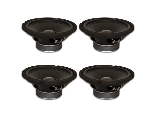 4 Goldwood Sound GW-8028 Rubber Surround 8' Woofers 190 Watts each 8ohm Replacement Speakers
