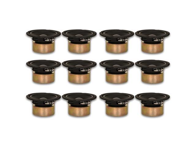 12 Goldwood Sound GW-5028/S Shielded 5.25' Woofers 130 Watt each 8ohm Replacement Speakers