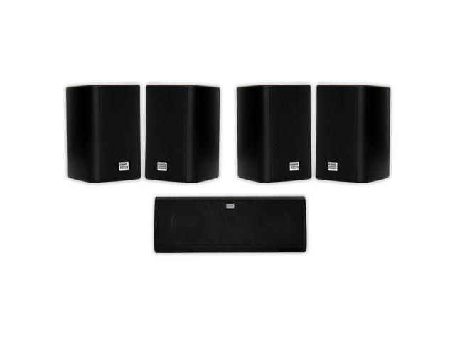 Acoustic Audio AA351B and AA40CB Indoor Speakers Home Theater 5 Speaker Set