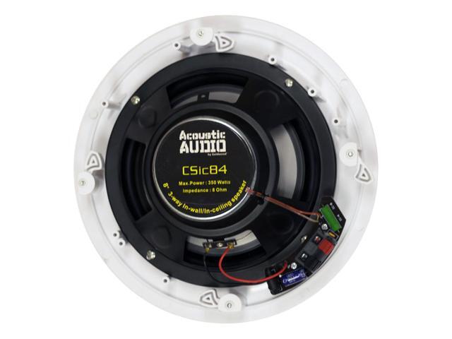 Acoustic Audio CSic84 Frameless 8 In Ceiling 5 Speaker Set 3 Way Home Theater Speakers - image 6