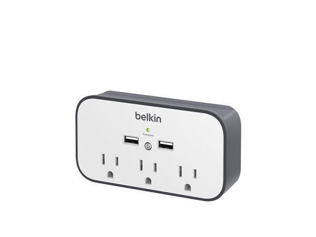 BELKIN - POWER BSV300TTCW SURGE 3OUT WALL MOUNT 2USB 3AC