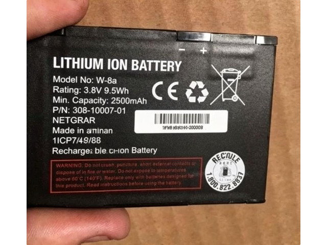 New W-8a 2400mAh 8.88Wh Battery for Netgear AirCard 779S AC779S Fuse 779 Replaces 5200087 308-10004-01 Grade A Cells 12-Month Warranty