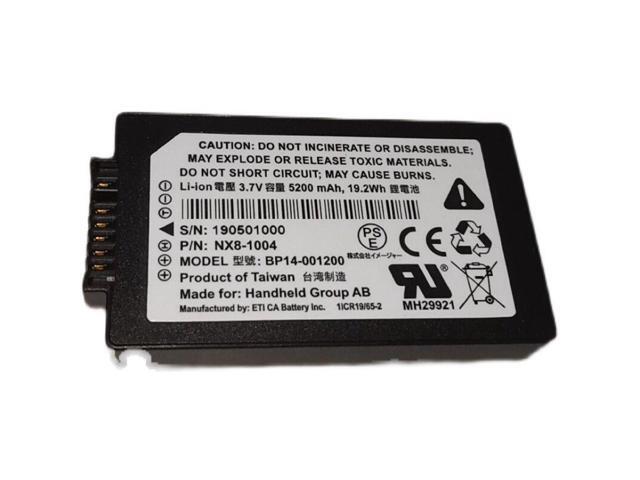 New OEM BP14-001200 5200mAh 3.7V Li-ion Battery for Handheld Nautiz X8 NX8-1004 BAT-G2-003 Grade A Cells 12 Month Warranty
