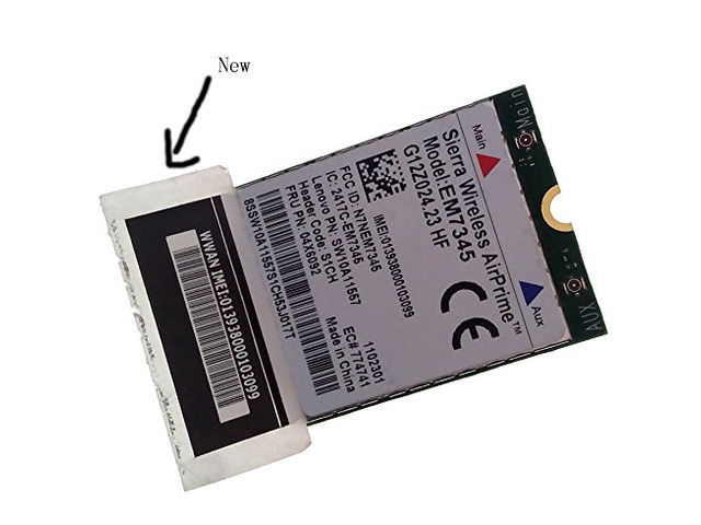 Seierra Wireless AirPrime EM7345 g12z024.05 for IBM/lenovo ThinkPad GOBI5000 Sierra LTE/HSPA+ 42Mbps M.2 Card 04x6014 T440 X240 X250 Wwan Hspa+...