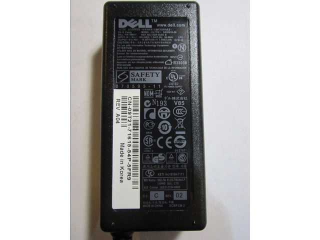 19.5V 3.34A 65W 330-4281 5K74V ac adapter for Dell Inspiron 1521 Dell Vostro A840