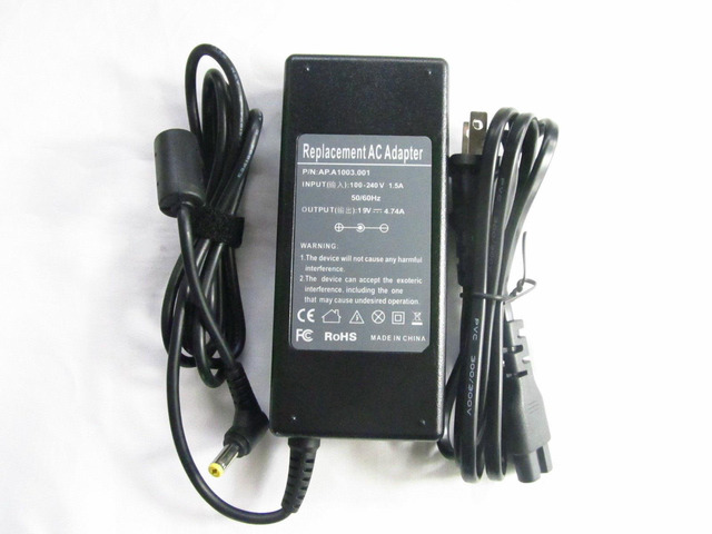 19V 4.74A PA-1900-24 ac adapter for Acer Aspire 5520 5520G 5530 5530G 5540 5550 5560 5590