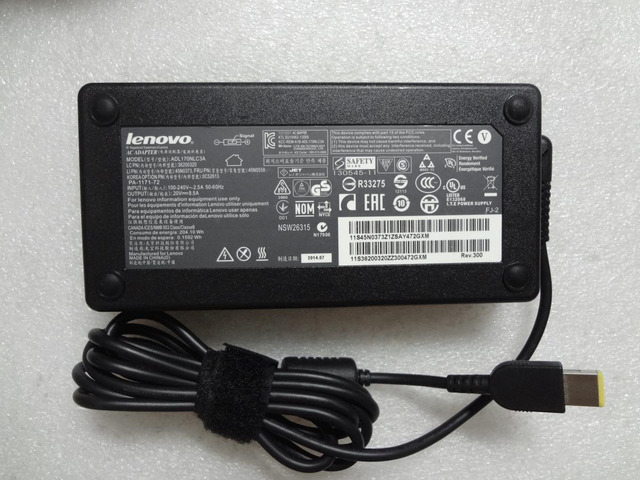 Original For Lenovo 20V 170W ThinkPad P50/20EN/20EQ/W541/W540 Series AC Adapter