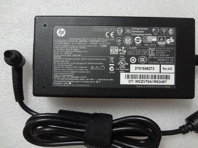 Slim Genuine 120W F HP ENVY Touchsmart 23-O014 730982-001 F3E94AA AC Adapter