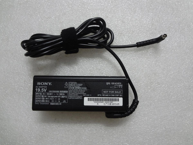 Genuine Original VGP-AC19V74 for Sony 19.5V VAIO Z Flip VJZ13BX0211B AC Adapter