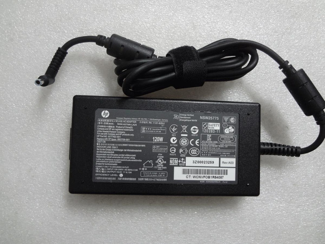 Original Slim HP 19.5V 6.15A 120W laptop For HP Envy 17-j178nr AC adapter power