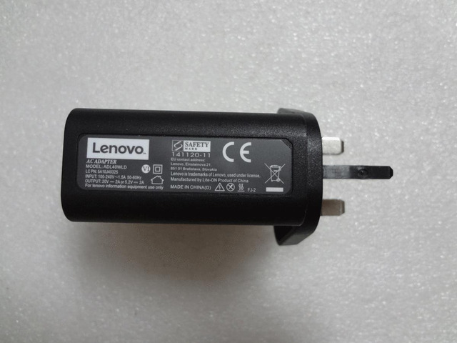 Original OEM For Lenovo 40W 20V 2A Yoga 3 Pro-1370 80HE Power Supply+USB Cable
