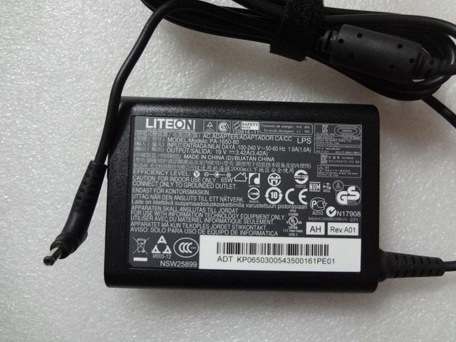 Genuine LITEON 65W For Wacom Cintiq Companion DTH-W1300H DTH-W1300L Slim