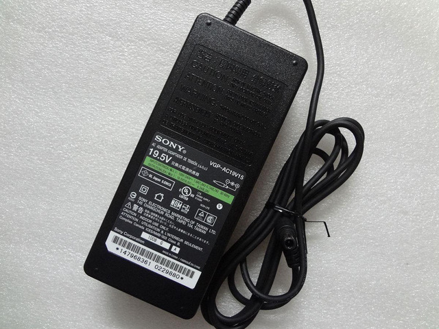Genuine Original OEM SONY 120W 19.5V 6.2A AC Adapter ACDP-120N02 VGP-AC19V15