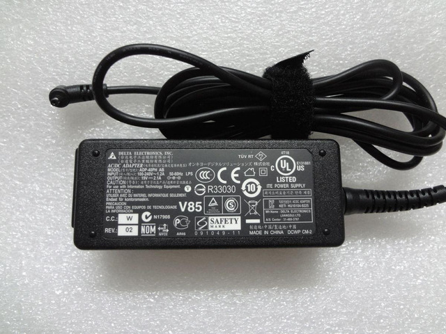 Original 19V 2.1A 40W AC Adapter for Asus Eee PC 1001HA 1001P 1001PX 1005HA