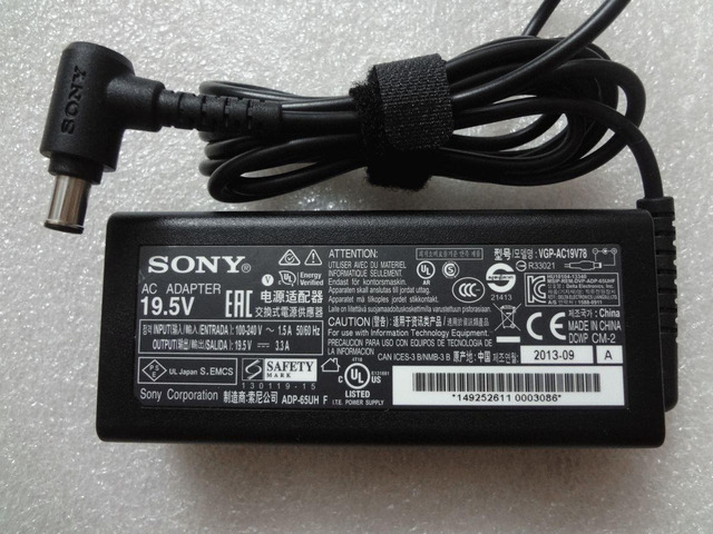 19.5V for Sony Vaio ADP-65UH F VGP-AC19V78 149252611 Original OEM AC Adapter
