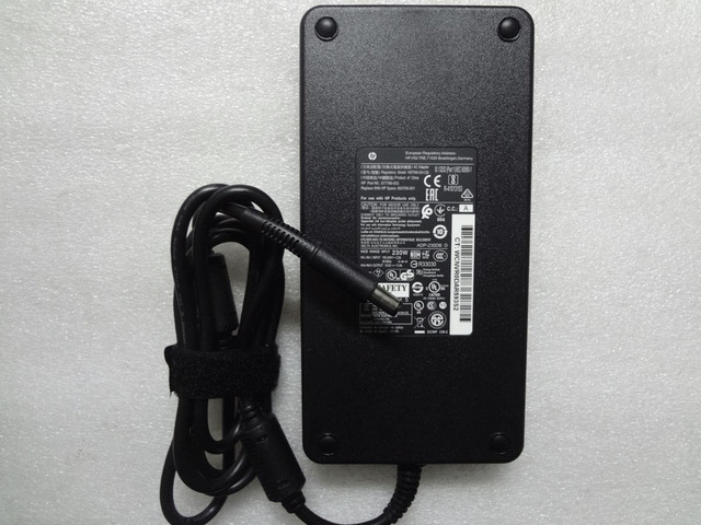 Slim Original 2017 HP 19.5V 11.8A OMEN 17t Gaming i7 7700hq 230W AC adapter