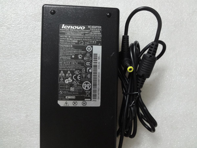 Genuine OEM For Lenovo 130W 19.5V 6.7A A61e M57 M57p 41A9747 AD8027 Power Supply
