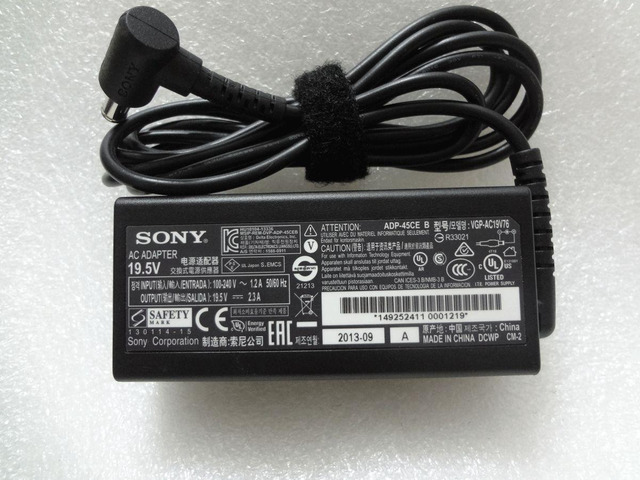 Original F Sony 19.5V 2.3A 45w for Sony Vaio FIT14A FIT15A laptop AC Adapter