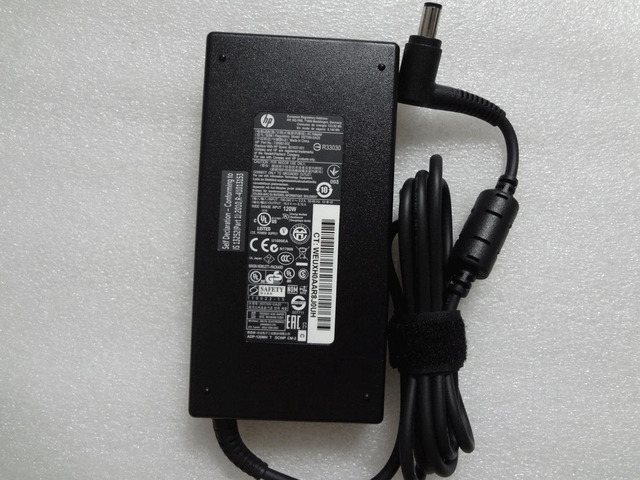 Slim Genuine OEM Fr HP 120W ProOne 400 G2 AIO PC 801637-001 Power AC Adapter