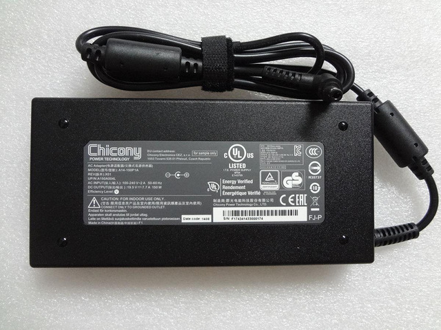 Slim Original Chicony 19.5V 7.7A For MSI 150W GS60 2QE-010US AC Adapter