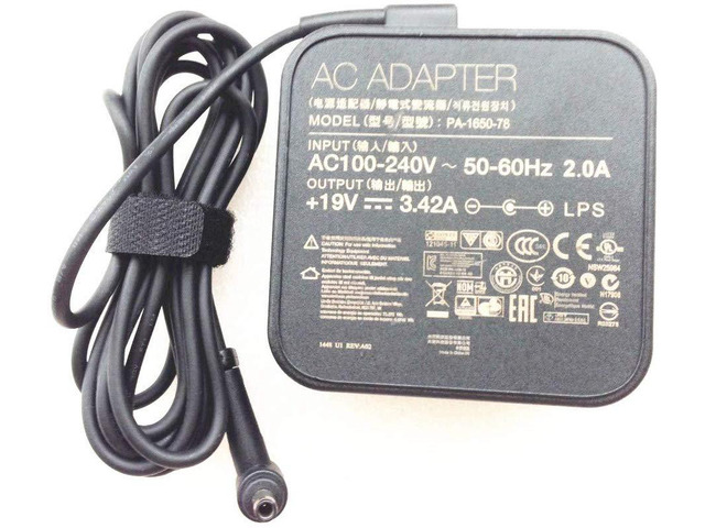 Replacement AC Adapter 65W 19V 3.42A for ASUS ASUSPRO P2440UA-XS71 Laptop PRO P Essential P2540UA-AB51 P2530UA-XH52