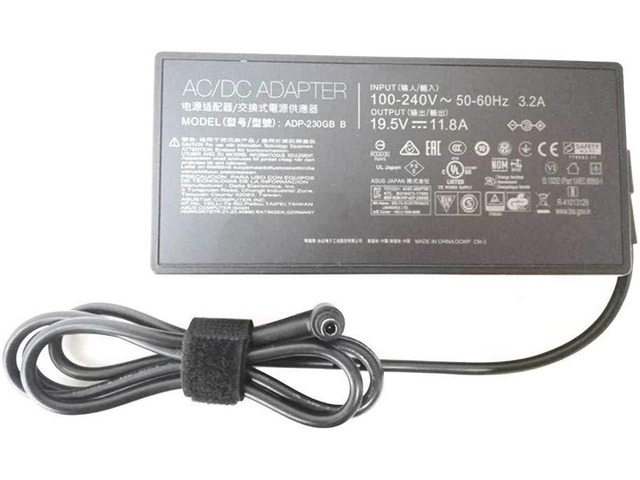 Replacement Adapter for ASUS I7-9750H GTX1660TI RTX2060 6G I7-9750H GTX1660TI 6G ADP-230GB B 15.6 Inch 6.0MM 3.7MM