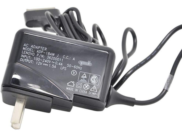 AC Adapter for Lenovo 18W 12V Power Charger Tablet K1 S1 78Y7310 78Y7365 ADP-18AW D 36200007 78Y7365 57Y6649 78Y7366 78Y7367 78Y7369 78Y7370...