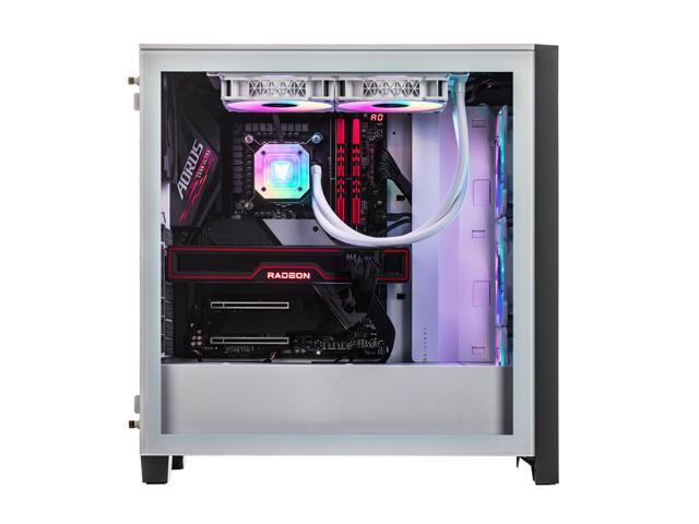 Velztorm Argentux Custom Built Gaming Desktop PC (Intel i7-11700K, Radeon RX 9070 XT, 64GB DDR4, 2TB PCIe SSD, RGB Fans, 240mm AIO, 750W PSU,...