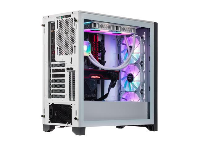 Velztorm Argentux Custom Built Gaming Desktop PC (Intel i7-11700K, Radeon RX 9070 XT, 64GB DDR4, 2TB PCIe SSD, RGB Fans, 240mm AIO, 750W PSU,...