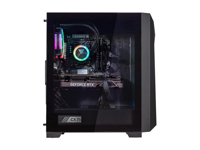 Velztorm Pilum Gaming Desktop PC (AMD Ryzen 7 5700X, GeForce RTX 5070 Ti, 32GB DDR4, 2TB PCIe SSD, 120mm AIO, 750W PSU, RJ-45, 1 Display Port,...
