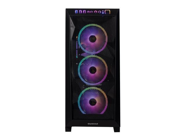 Velztorm Pilum Gaming Desktop PC (AMD Ryzen 7 5700X, GeForce RTX 5070 Ti, 32GB DDR4, 2TB PCIe SSD, 120mm AIO, 750W PSU, RJ-45, 1 Display Port,...