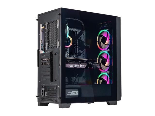 Velztorm Pilum Gaming Desktop PC (AMD Ryzen 7 5700X, GeForce RTX 5070 Ti, 32GB DDR4, 2TB PCIe SSD, 120mm AIO, 750W PSU, RJ-45, 1 Display Port,...