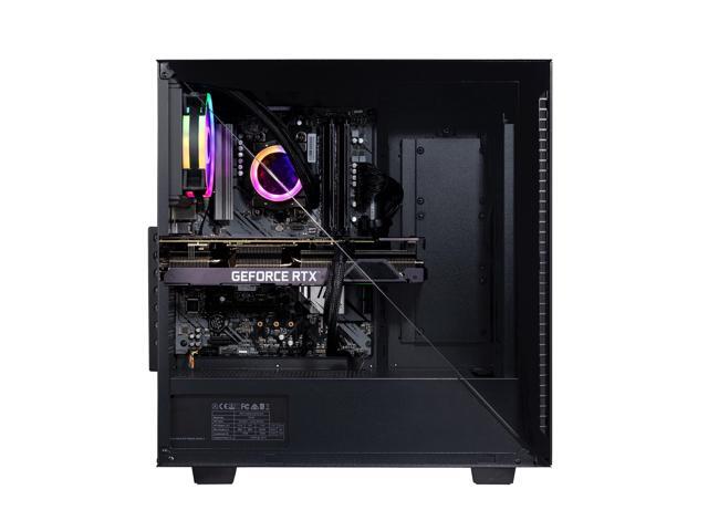 Velztorm Black Gladio Custom Built Gaming Desktop PC (AMD Ryzen 9 5900X, GeForce RTX 5060, 32GB DDR4, 2TB PCIe SSD, 120mm AIO, 750W PSU, RJ-45, 1...