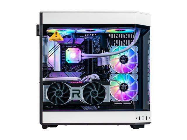 Velztorm Praetix Custom Built Gaming Desktop PC (Intel i9-14900K, AMD Radeon RX 9060 XT, 32GB DDR5, 2TB PCIe SSD, RGB Fans, 360mm AIO, 1000W PSU,...
