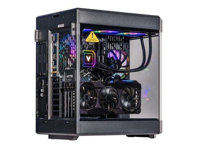 Velztorm Black Praetix Custom Built Gaming Desktop PC (Intel i9-14900K, GeForce RTX 5070, 64GB DDR5, 4TB PCIe SSD + 6TB HDD, RGB Fans, 360mm AIO,...