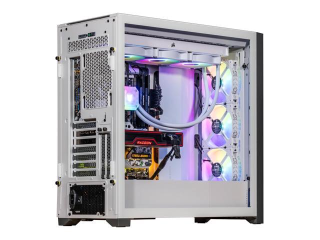 Velztorm White Aciex 3D Custom Built Gaming Desktop PC (AMD Ryzen 7 7800X3D, Radeon RX 9070 XT, 32GB DDR5, 2TB PCIe SSD, RGB Fans, 360mm AIO, 1000W...