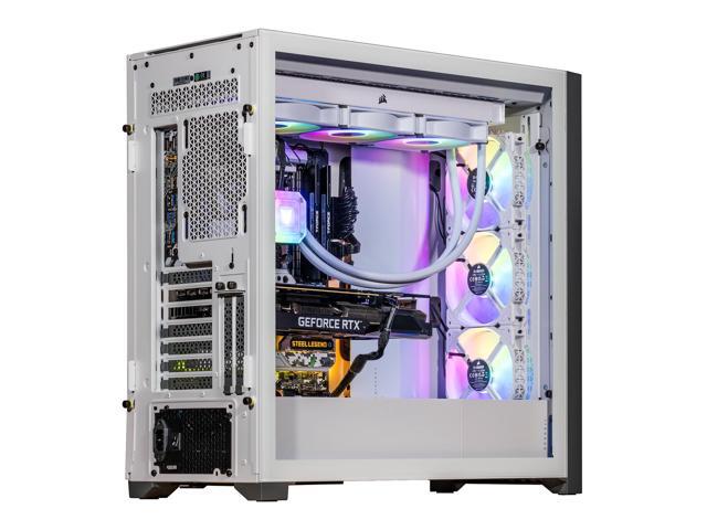 Velztorm White Aciex 3D Custom Built Gaming Desktop PC (AMD Ryzen 7 7800X3D, GeForce RTX 5070 Ti, 32GB DDR5, 2TB PCIe SSD, RGB Fans, 360mm AIO,...