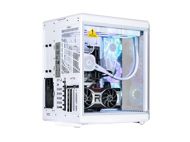 Velztorm LCD Praetix Custom Built Gaming Desktop PC (Intel i9-14900K, AMD Radeon RX 9060 XT, 32GB DDR5, 2TB PCIe SSD, RGB Fans, 360mm AIO, 1000W...