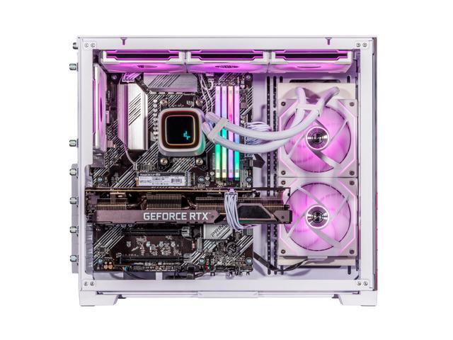 Velztorm Bubble Cow Custom Built Gaming Desktop PC (AMD Ryzen 7 5700X, GeForce RTX 5080, 32GB DDR4, 2TB PCIe SSD, RGB Fans, 240mm AIO, 850W PSU,...
