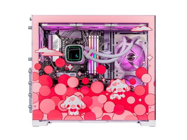 Velztorm Bubble Cow Custom Built Gaming Desktop PC (AMD Ryzen 7 5700X, GeForce RTX 5080, 32GB DDR4, 2TB PCIe SSD, RGB Fans, 240mm AIO, 850W PSU,...