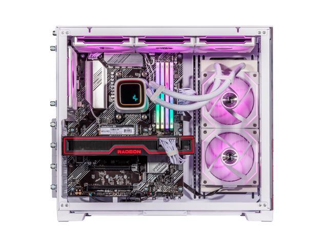 Velztorm Bubble Cow Custom Built Gaming Desktop PC (AMD Ryzen 7 5700X, AMD Radeon RX 9060 XT, 32GB DDR4, 2TB PCIe SSD, RGB Fans, 240mm AIO, 850W...
