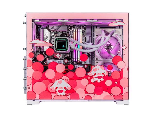 Velztorm Bubble Cow Custom Built Gaming Desktop PC (AMD Ryzen 7 5700X, AMD Radeon RX 9060 XT, 32GB DDR4, 2TB PCIe SSD, RGB Fans, 240mm AIO, 850W...