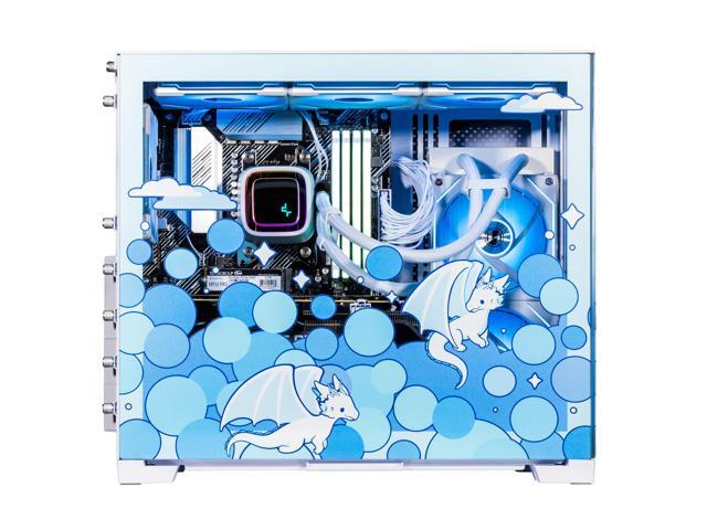 Velztorm Frosty Dragon Custom Built Gaming Desktop PC (AMD Ryzen 7 5700X, GeForce RTX 5080, 32GB DDR4, 2TB PCIe SSD, RGB Fans, 240mm AIO, 850W PSU,...