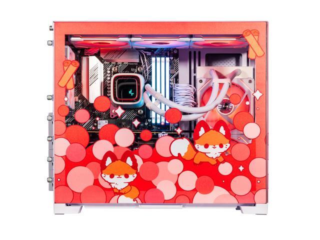 Velztorm Cinnamon Fox Custom Built Gaming Desktop PC (AMD Ryzen 7 5700X, GeForce RTX 5080, 32GB DDR4, 2TB PCIe SSD, RGB Fans, 240mm AIO, 850W PSU,...